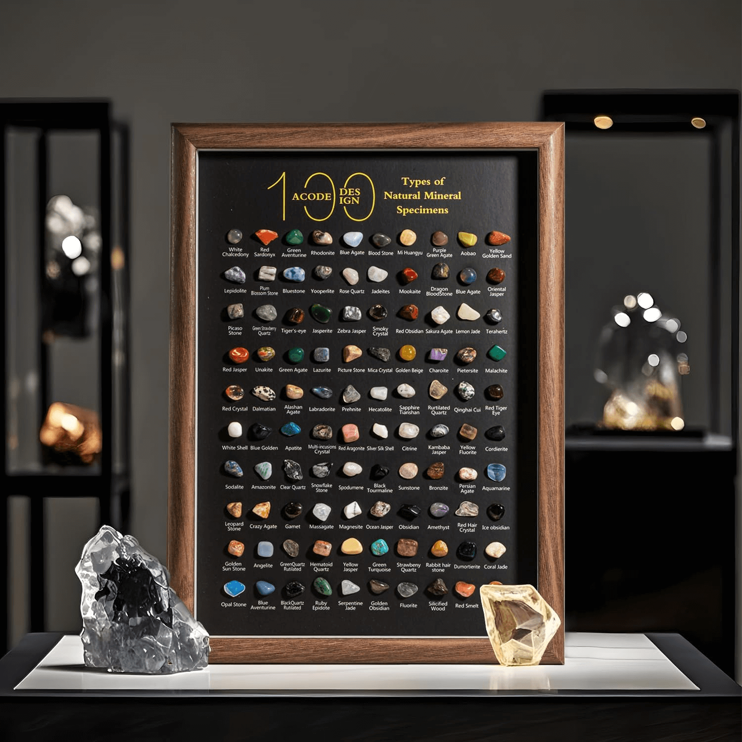 100Pcs Crystal Display Box for Gift Decoration