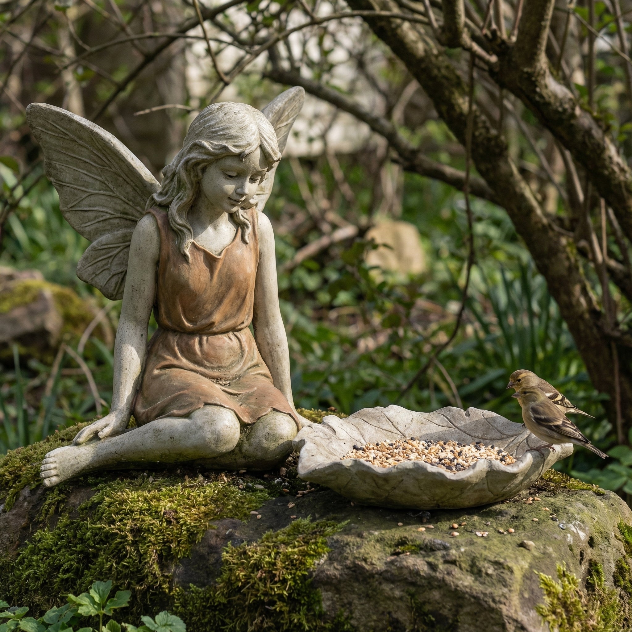 Quiet Fairy Feeder - A Gentle Neighbor for the Birds in Your Garden