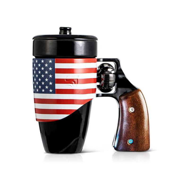 Rotatable Wooden Handle Playable Fidgets Coffee Mug
